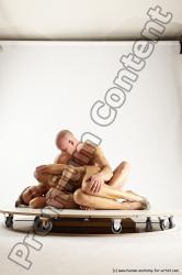 Sitting reference poses of Florian & Gabi